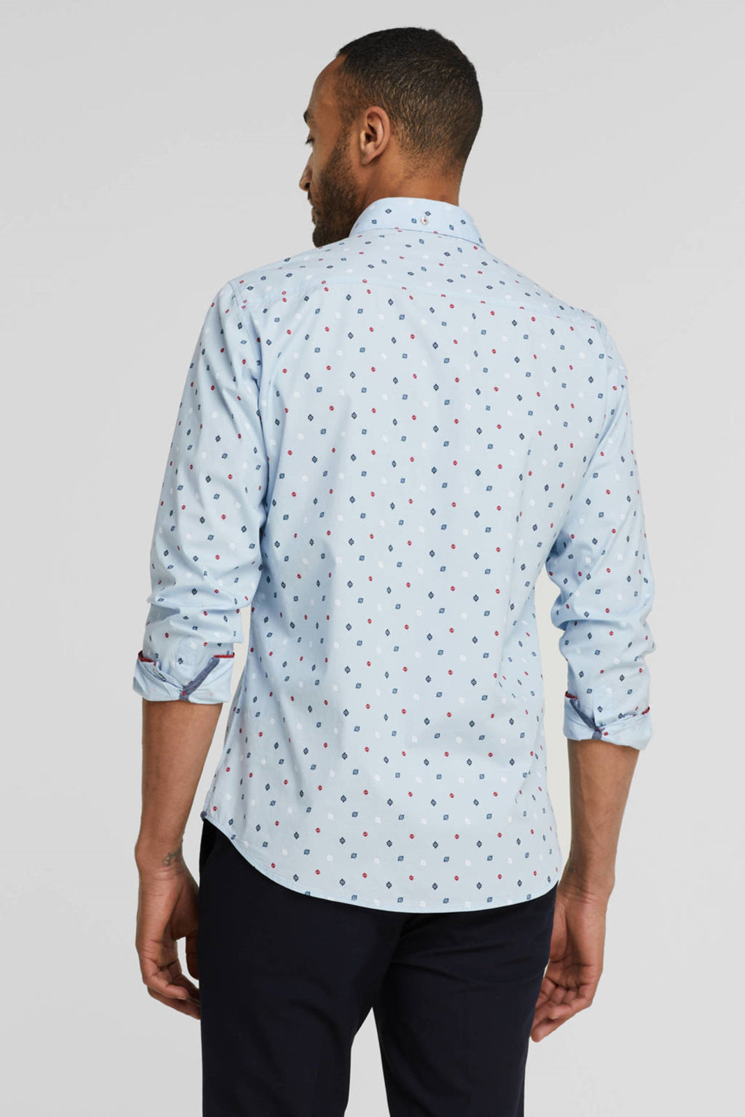 meesteres ervaring ketting Twinlife Regular fit overhemd met all over print – Baggy Choice