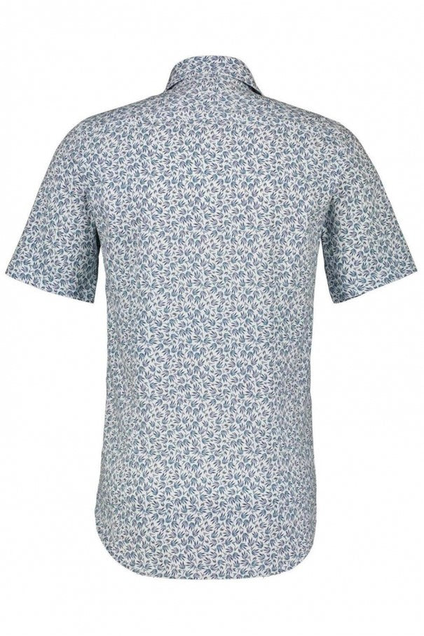 Lerros Shirt met korte mouwen en blad