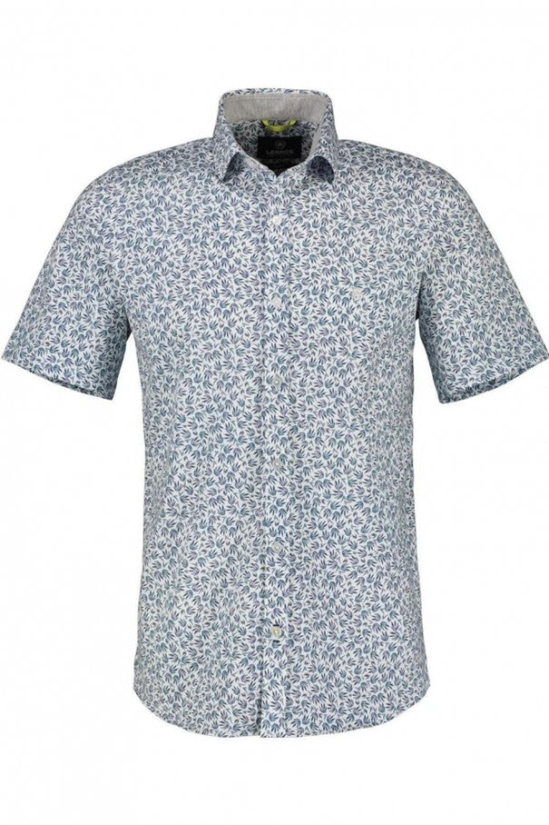 Lerros Shirt met korte mouwen en blad
